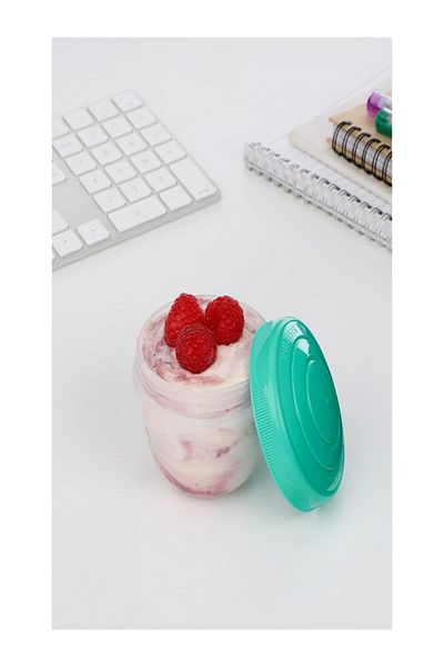 Sistema 2-Piece Freezer Safe BPA-Free Yogurt To Go Food Storage Container Set