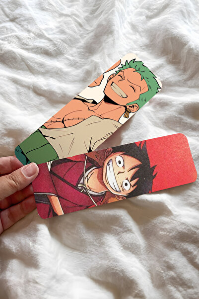 Anime Marketi One Piece Themed Bookmark Set 8 Bookmarks Set 14.50X5Cm Size
