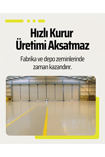 BARS 810 Zemin ve Yol Çizgi Boyası - Rulo ile Uygulanır, Hızlı Kurur, Aşınmaz, İç Dış Uyumlu 5 Kg