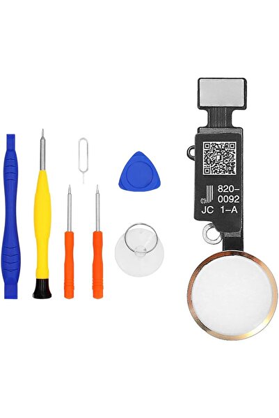 indirimplus iPhone 7 Home Tuşu Orta Tuş Tak Çalıştır Beyaz Renk