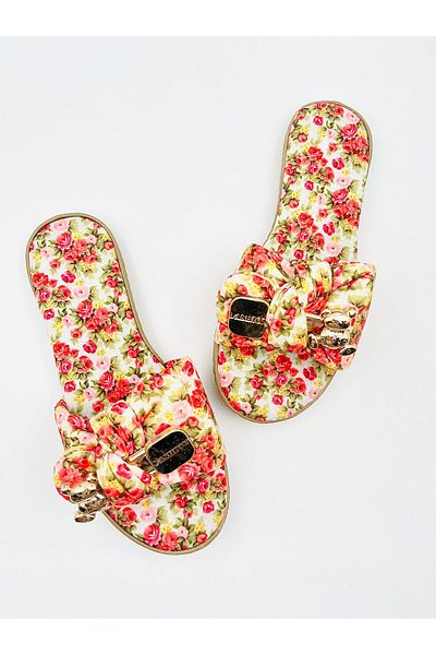 Lurji Teddy Bear Buckle Daily Stylish Summer Comfortable Home Out Πακέτο Γυναικείες Παντόφλες