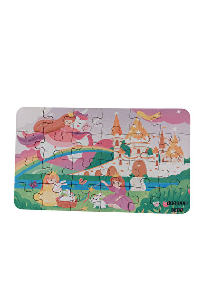 Fizello 6 Adet 24 Parça 12,5 x 21 cm Eğitici Ve Öğretici Ahşap Çocuk Puzzle & Yapboz Oyuncak Çerçevesiz