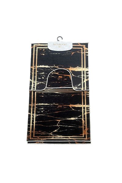 PATRU ANOTIMPURI Covor de baie 3 piese, antiderapant, lavabil, 60x100/50x60/50x60 cm