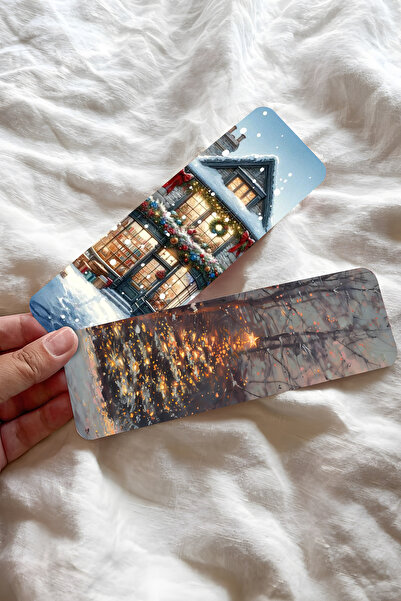 Anime Marketi Nostalgic Themed Bookmark Set 8 Bookmark Set 14.50X5Cm Size