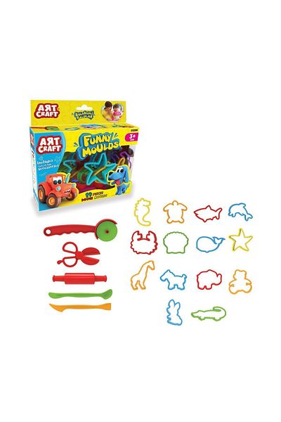 merland benvecocuk 03299 Art Craft 19 Pieces Fun Moulds