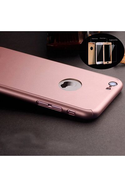 OEM Carcasă completă MyStyle IPAKY originală, auriu-roz, pentru Apple iPhone 6 Plus / Apple iPhone 6S Plus