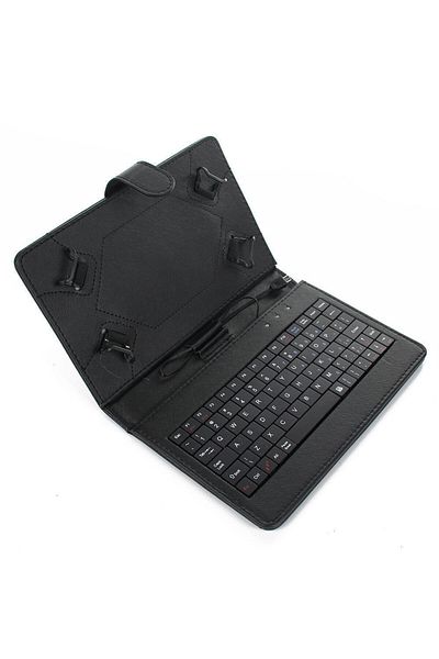 MRG 7 Inch Tablet Case With Micro Usb Keyboard Model X, Black