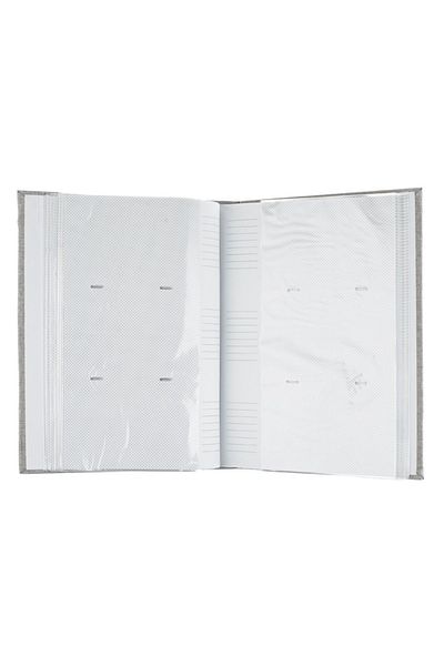 SyaMAG Photo Album, Gray Model, Capacity 300 Photos, Dimensions 22x32.5 cm, Canvas, Pockets 4x6"