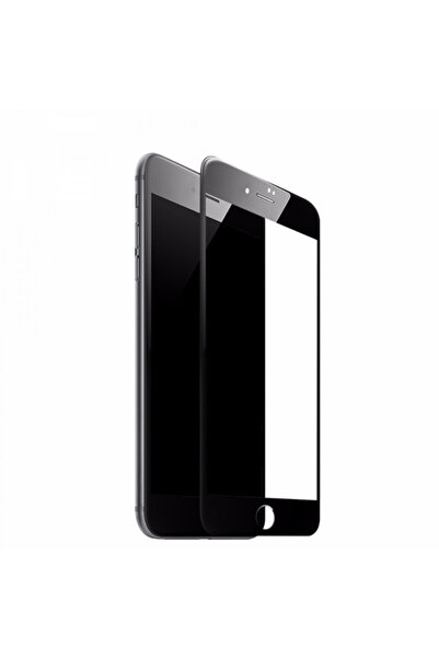 OEM Стъклено фолио за Apple iPhone 7, елегантност, луксозни цветни ръбове, черно