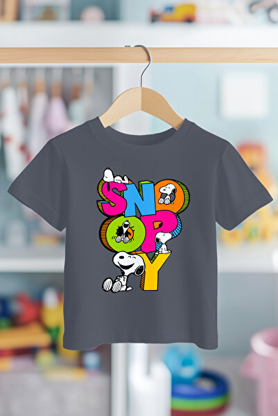 BookOrBook Tricou pentru copii Snoopy 100% bumbac de calitate premium (3-12 ani)
