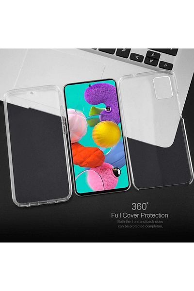 OEM SAMSUNG Galaxy S20 Ultra compatible case - 360 Degree Silicone, Transparent