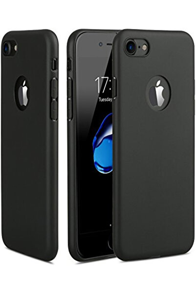 OEM Калъф за Apple iPhone 7, тънък, удароустойчив, черен