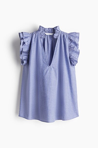 H&M Fırfırlı Bluz