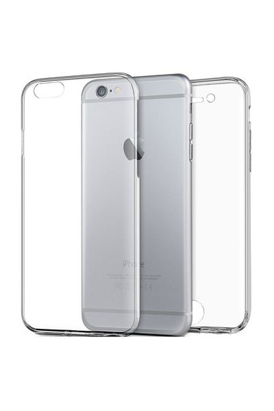 OEM Full TPU 360° Case (front + back) for iPhone 6 / 6S, Transparent