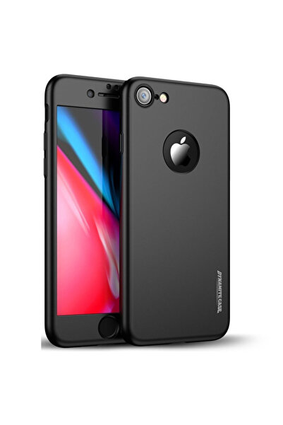 OEM Dynamite iPhone 8 Plus Πλήρης κάλυψη 360 + προστατευτικό γυαλί, Μαύρο