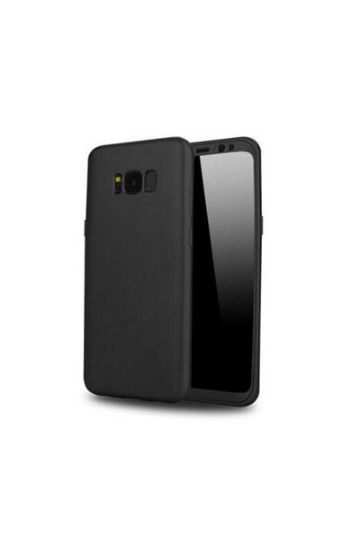 OEM Husă FullBody MyStyle neagră pentru Samsung Galaxy S8 PLUS, acoperire completă la 360 de grade cu folie de protecție