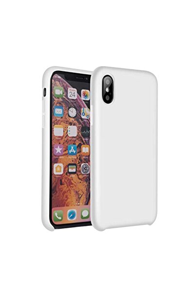 OEM Калъф, съвместим с Apple iPhone X, удароустойчив силикон, бял MyStyle