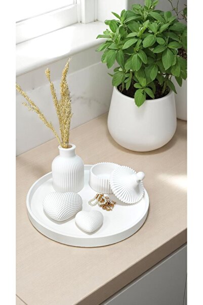 Minima Art Studio Dekoratif 5 parça vazo ve Biblo set