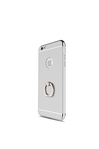 OEM Carcasă Apple iPhone 7 Plus, Inel MyStyle Elegance Luxury 3 în 1 Argintiu