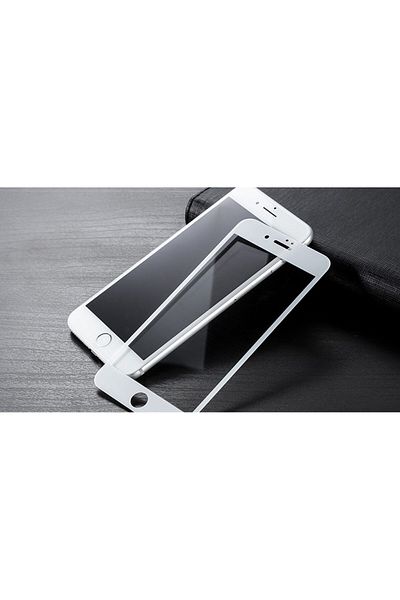 OEM Folie de protecție din sticlă 3D pentru Apple iPhone 7/8 Alb