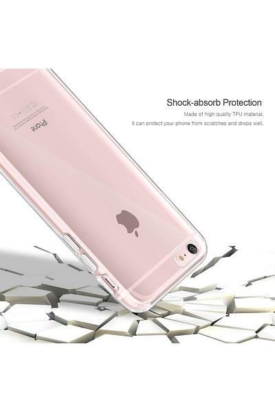 OEM Case compatible with Apple iPhone 6/6S, MyStyle® FullBody ultra slim TPU, transparent front - back