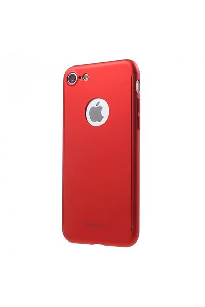 OEM Husă IPAKY cu protecție completă pentru iPhone 7 de 4,7 inch, roșie