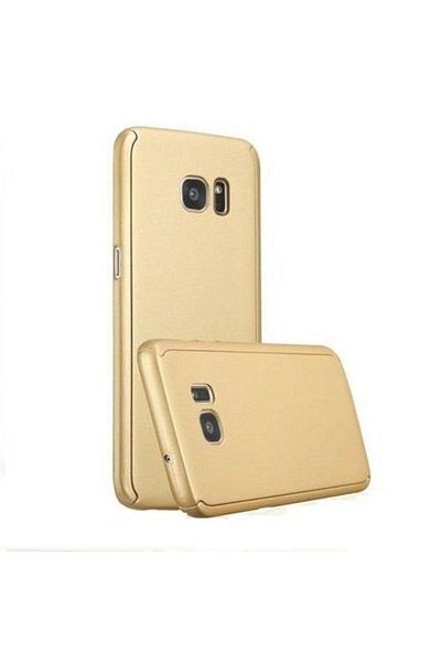 OEM Husa FullBody MyStyle Gold pentru Samsung Galaxy J5 2017, acoperire completă la 360 de grade și folie de protecție gratuită