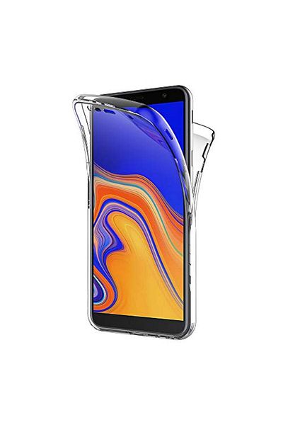 OEM Carcasă cu protecție 360°, complet PC și sticlă (TPU + plastic) pentru Samsung Galaxy J4 Plus