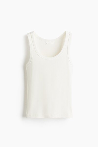 H&M Ribanalı Kolsuz Üst