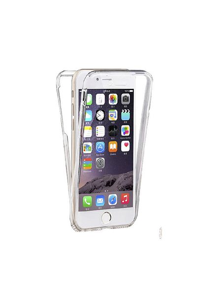 AISIN Carcasă Aisi Full Cover 360° Silicon iPhone 6/6S Plus Transparentă