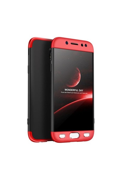 OEM Θήκη Samsung Galaxy J5 2017 - Προστασία 360 μοιρών, 3 σε 1, σκληρό πλαστι...