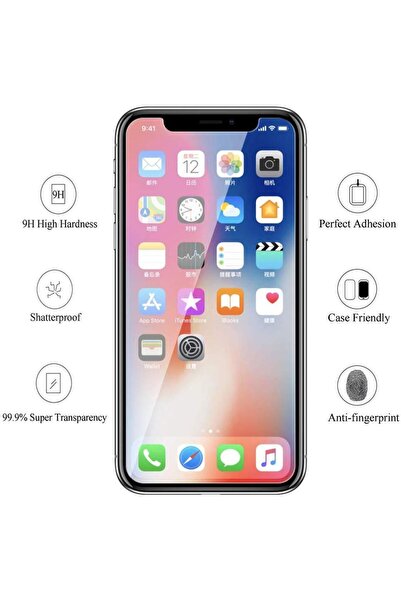 OEM MyStyle 2.5D стъклено фолио, твърдост 9H за Apple iPhone X
