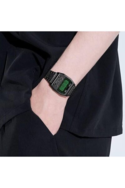 Casio Vintage Digital Stainless Steel Unisex Watch Black