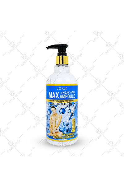 Lora Max Ampoule Kojic & Gluta Body Lotion | Powerful lightening and skin ton...