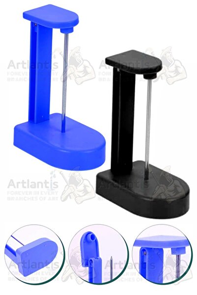 Artlantis Not Kağıdı Tutacağı Siyah Mavi 2 Adet Piknot Paslanmaz İğneli Slip ...