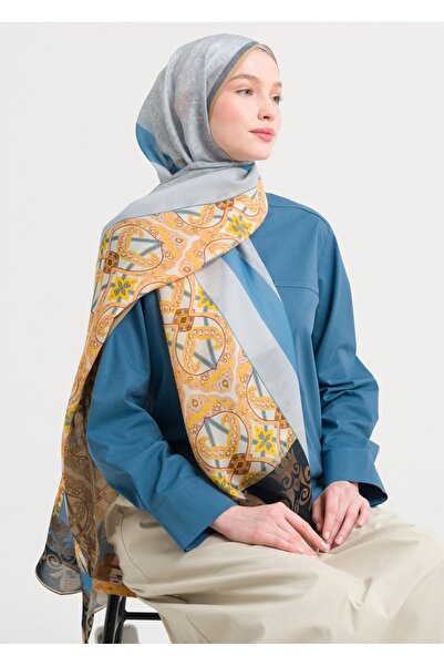 Armağan 10325 șal de mătase de lână V2