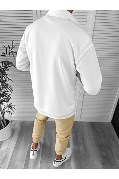 dehaine Men's shirt, casual, white, 12910