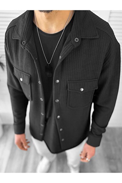 dehaine Men's shirt, casual, black, 13041