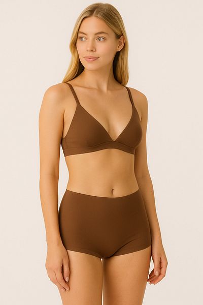 BRNCY Coffee Women's Gathering Shorts Bikini Bottoms Sea Shorts
