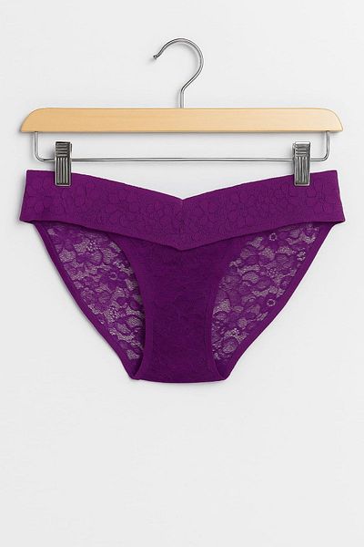 enmodaiçgiyim Magenta Lace Luxury Women's Slip Panties