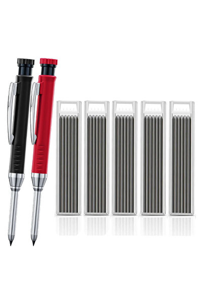 Choice مجموعة أقلام رصاص ميكانيكية من 7 قطع متنوعة من G Solid Carpenter مع مب...