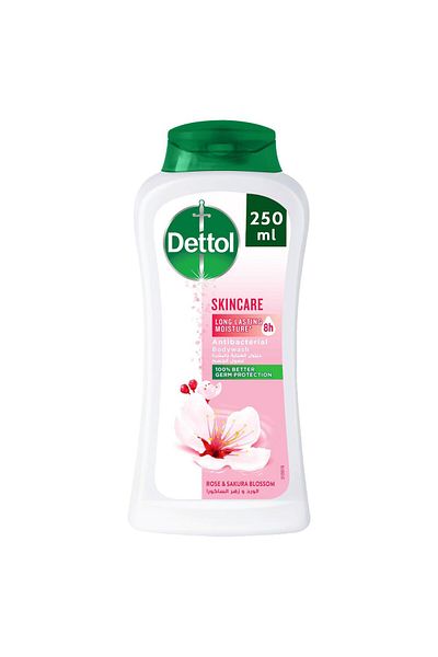 Dettol Skincare Shower Gel & Body Wash Rose & Sakura Blossom Scent 250 ml