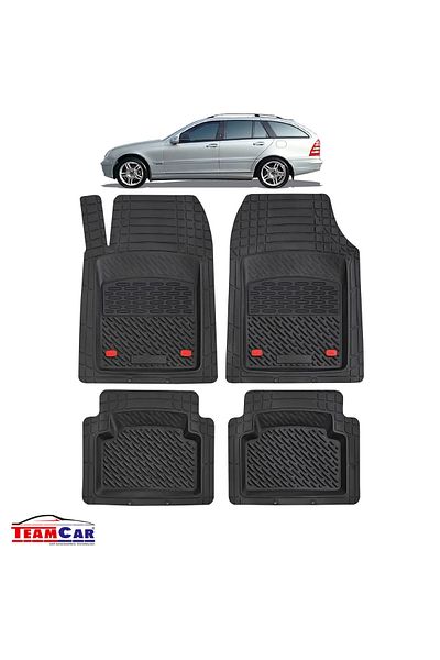 TEAMCAR ® Car Mats Tray Type Compatible Mercedes-Benz C-Class S203 Break, Estate (2001–2007)