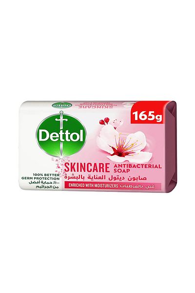 Dettol Skincare Bathing Soap Rose & Sakura Blossom Scent 165 g