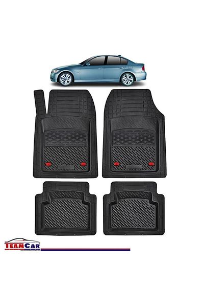TEAMCAR ® Car Mats Tray Type Compatible with BMW 3 Series E90 Sedan (2005–2012)