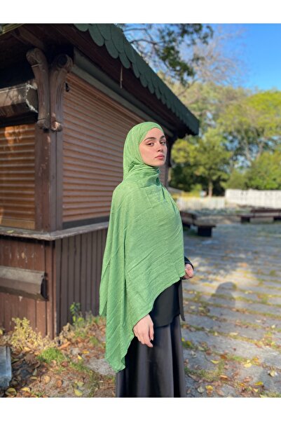 MENESSA Bambu Kraş Şal Su Yeşili