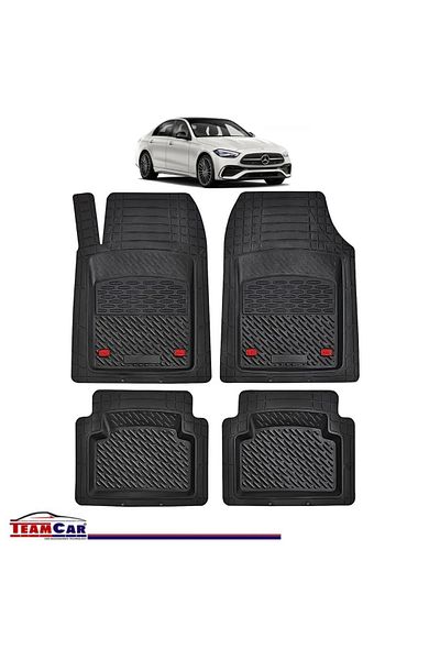 TEAMCAR ® Car Mats Tray Type Compatible with Mercedes-Benz C-Class W206 Sedan (2021–2025)