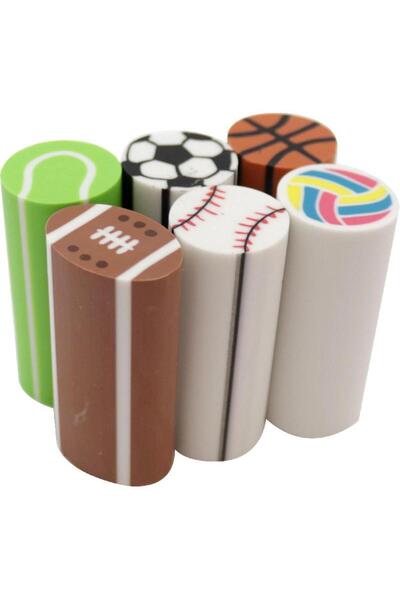 Roco ممحاة مطاطية رياضية في علبة حيوانات أليفة بألوان متنوعة