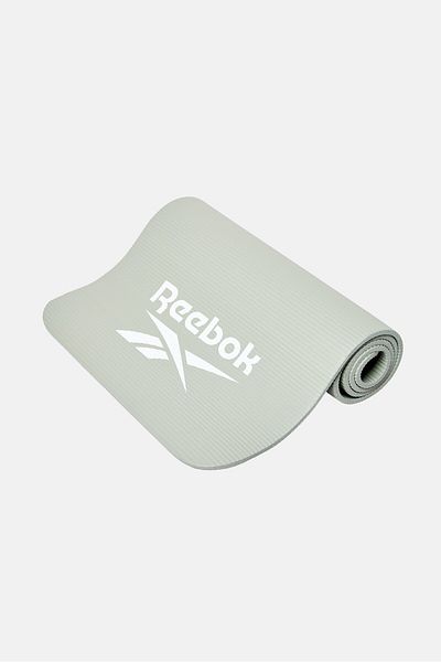 Reebok Women Brand Logo Fitness 10 mm Training Mat, Grey