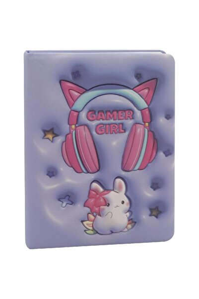 Roco دفتر ملاحظات "لعبة الفتاة" 13 × 18.5 سم، 96 ورقة، مسطرة واحدة (صفحات ملونة)، بنفسجي